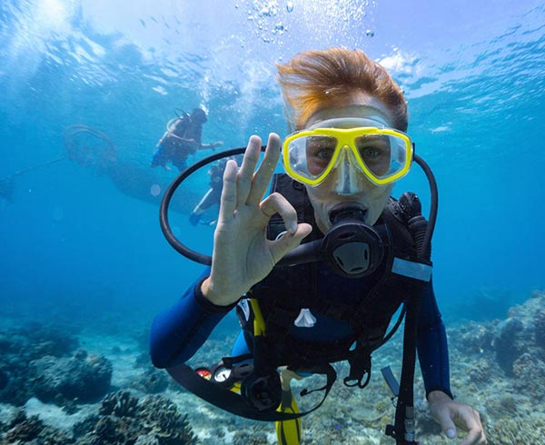 scuba Taucherbrille mit sehstärke von der Versicherung